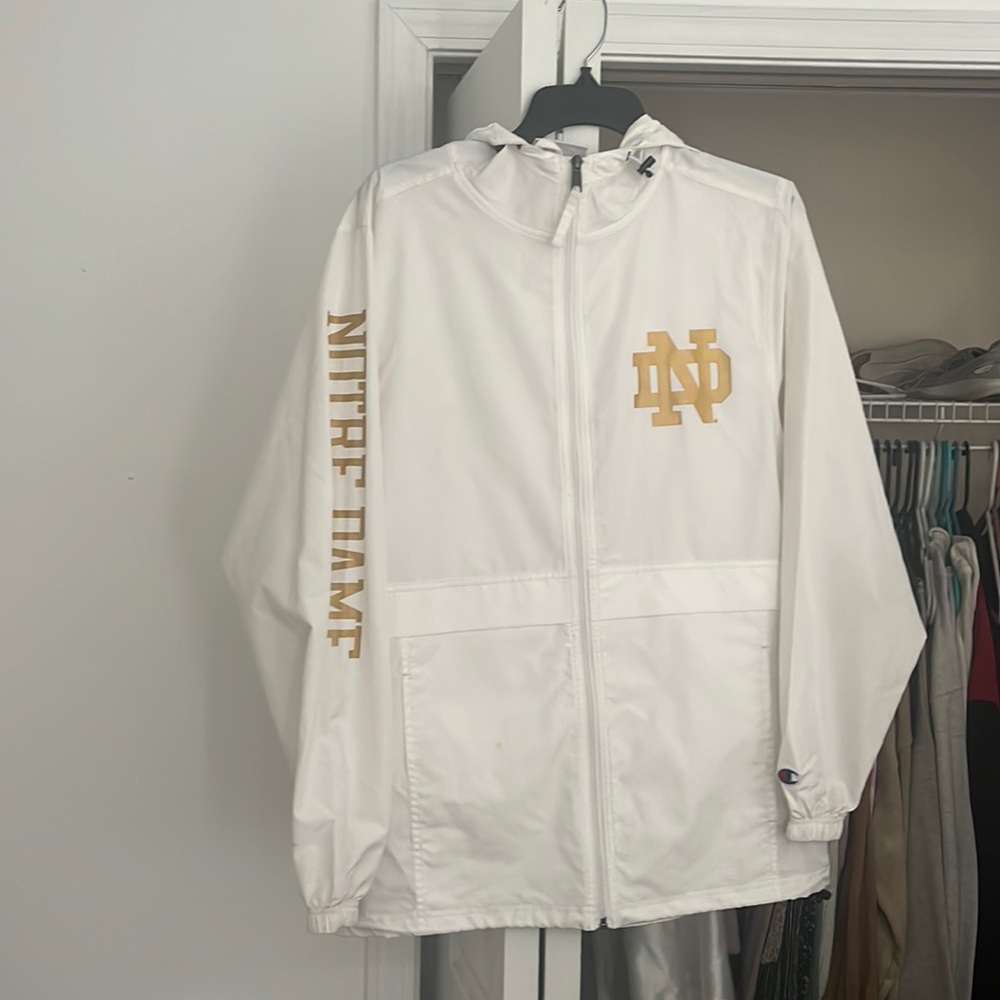 Norte Dame Champion windbreaker